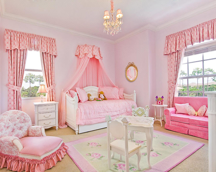 Розовая Комната Для Принцессы