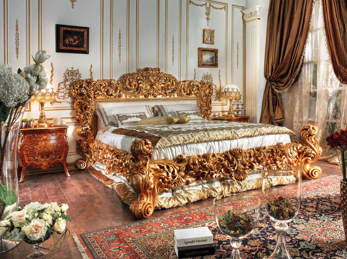 кровать в царском стиле